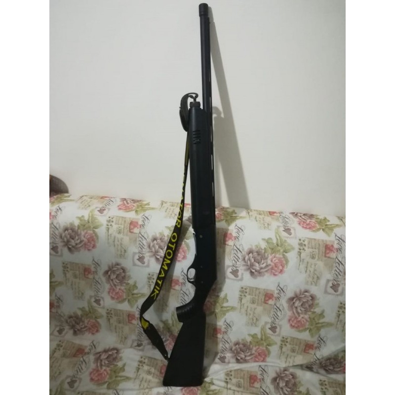 Lu-mar yarı otomatik 7+1 plastik siyah