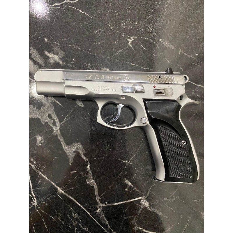 CZ 75 b serisi sıfır alındı görünüm amaçlı titanyum kaplama yapılmıştır