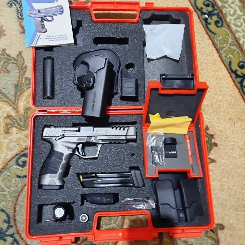 SARSILMAZ SAR9 METE SPORT Platinum UZUN NAMLU 9x19MM 19 KAPASİTELİ