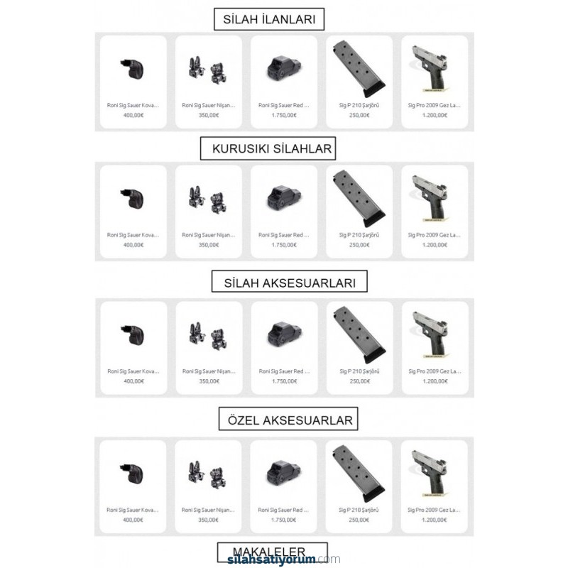 BU FARLLI GERMANY SİG SAUER P226 ARMES STAINLESS PİYASADA EMSALİ YOK