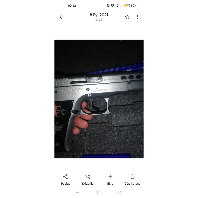 Askerî personelden satılık P8L tabanca