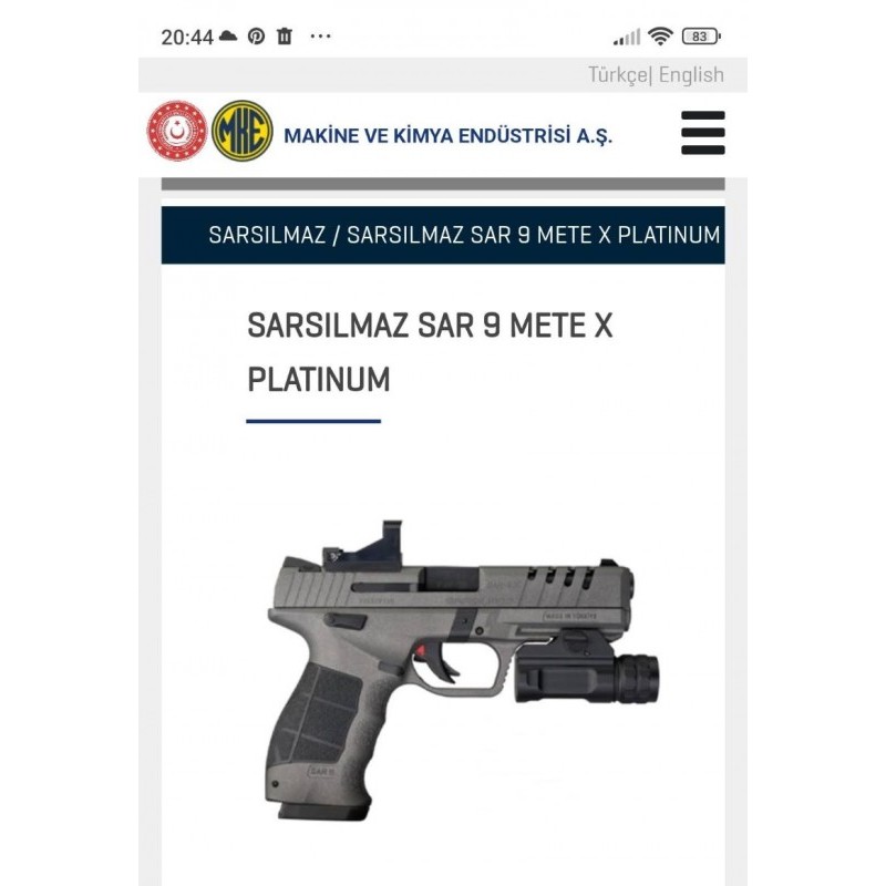 Ronge flis Belçika 7.65 1900 model