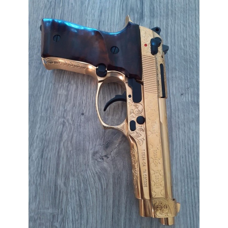 Altın suyuna batırılmış işlemeli yavuz 16 bir sajor atımlı sıfır ayarında