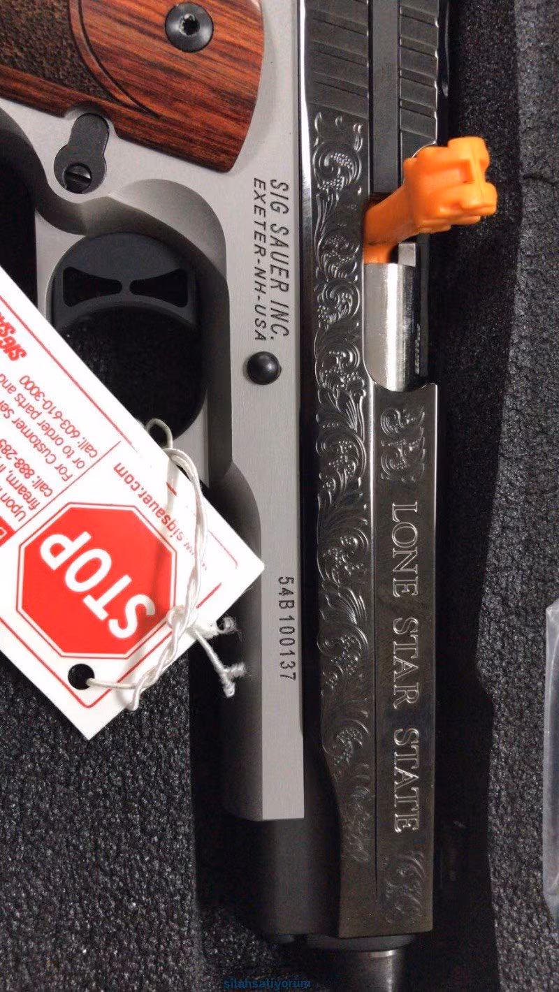 1911 Sig Sauer Texas Silver Edition