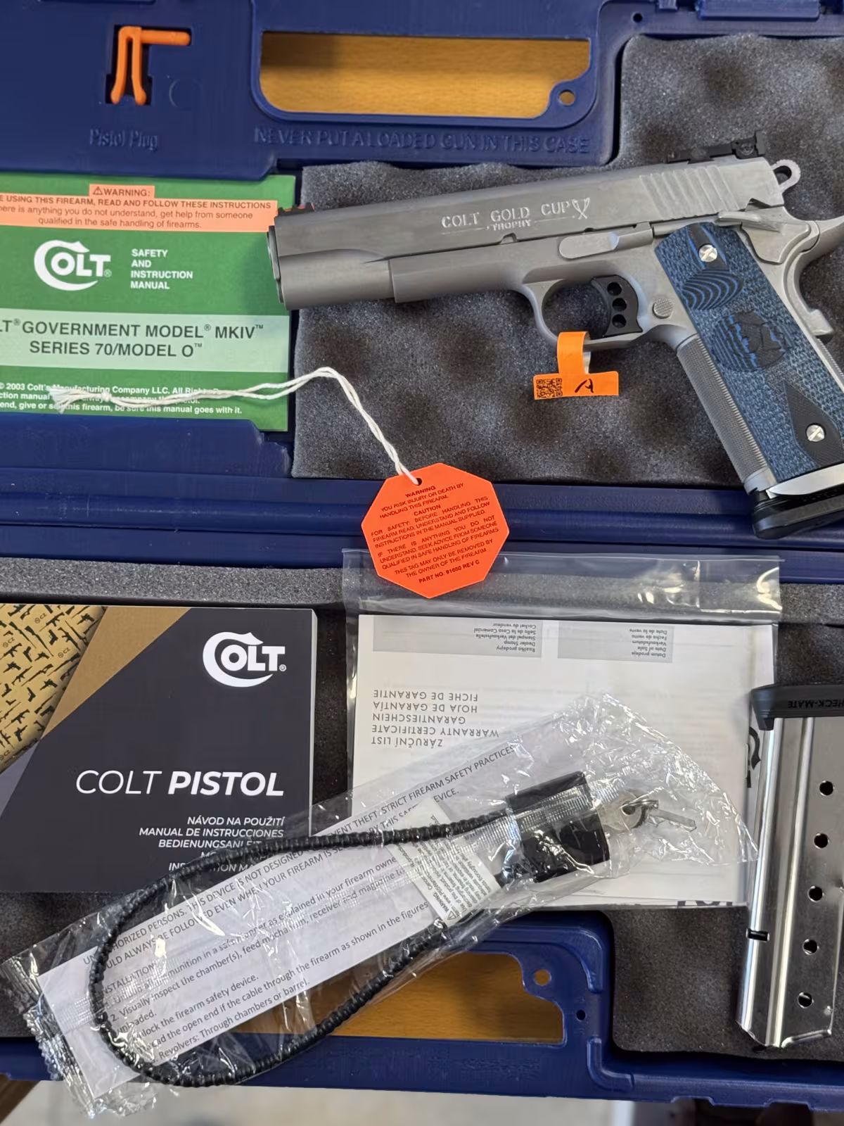 Colt gold cup trophy sıfır kutu