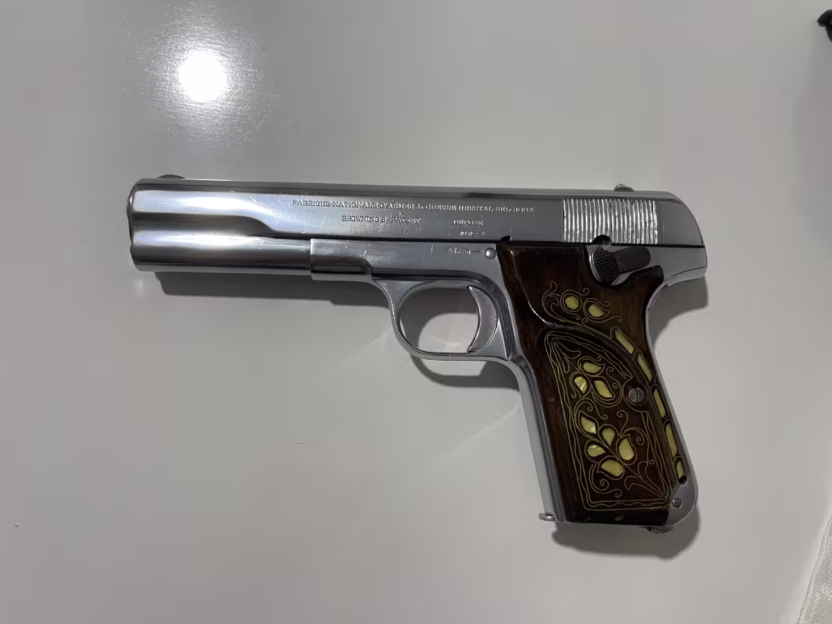 1903 belçika browning koleksiyonluk tuğralı polis silahı