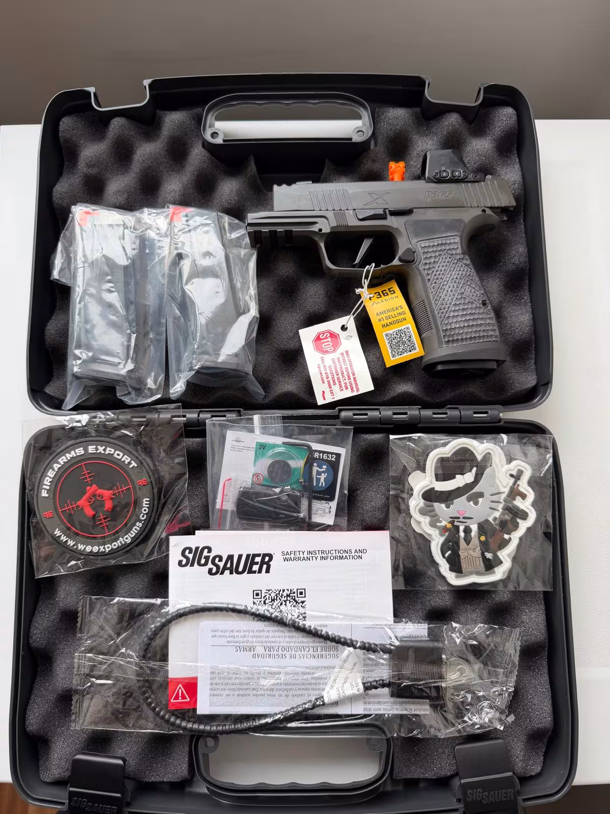 SIG SAUER P365 AXG LEGION + Orijinal SİG SAUER ROMEO-X Red Dot