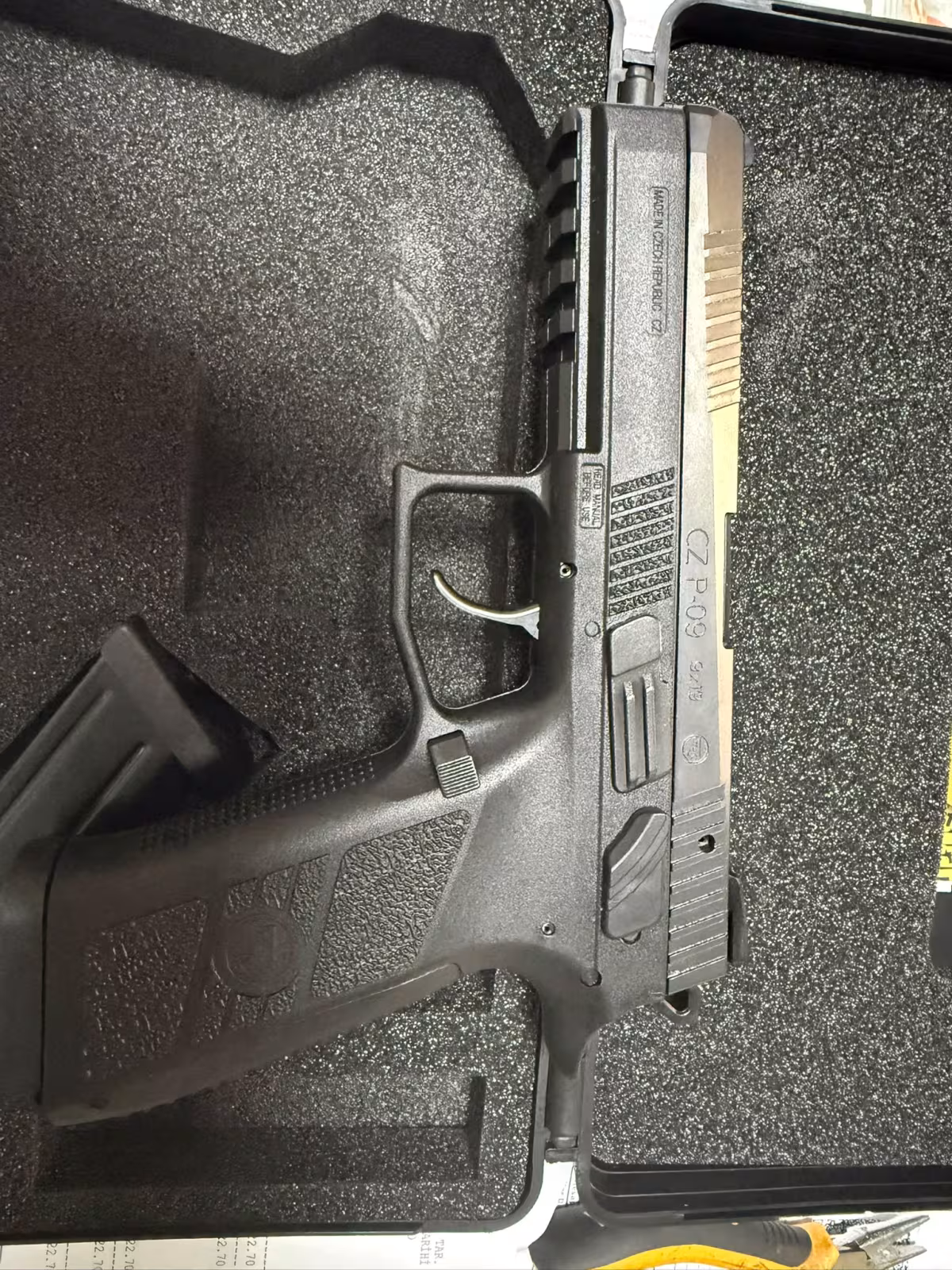 SIFIR KUTUSUNDA CZ P-09 HİÇ KULLANILMAMIŞ