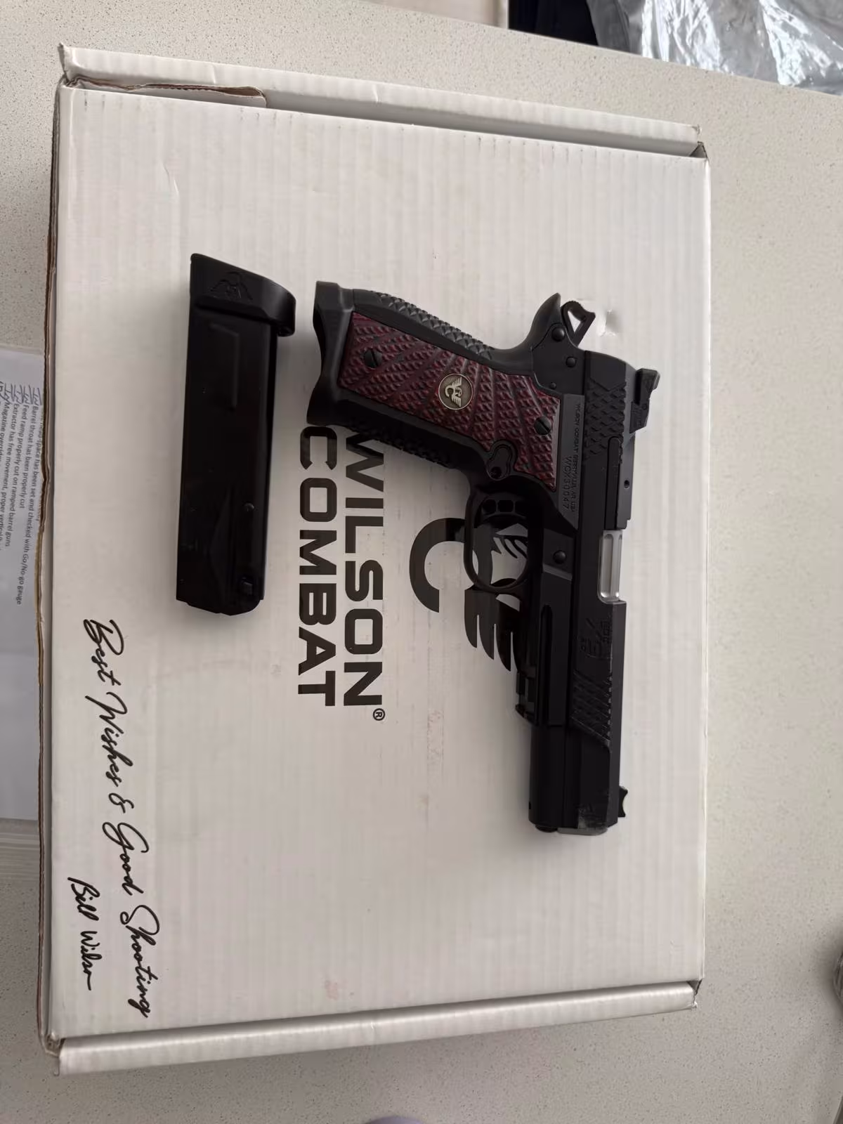 Wilson combat sıfır kutusunda Amerikan el yapımı