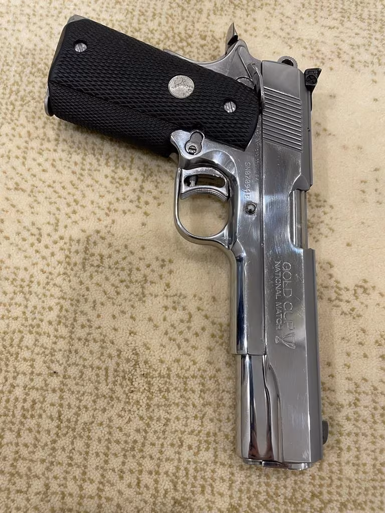 Yargı Mensubundan, GOLD CUP NATİONAL MATCH (SERİES 80 COLT MK IV) Model , 45 Kalibre 8+1 kapasiteli COLT