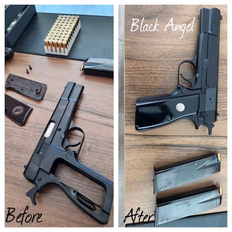 Belçika browning i balıklı seri temiz