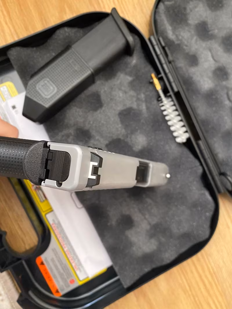 satılık sıfır kutusunda glock 43x silversilide