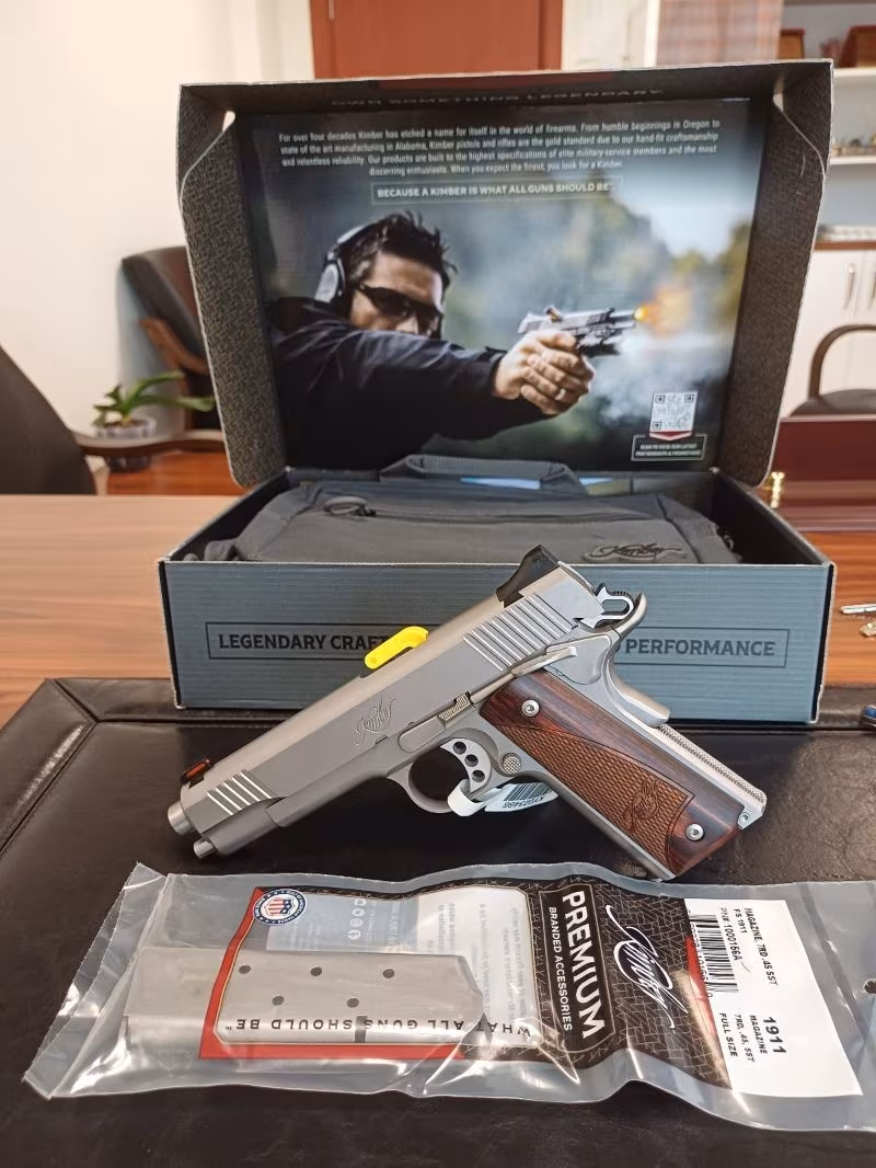 45 ACP KIMBER 1911 STAINLESS II 5,25 ACİL