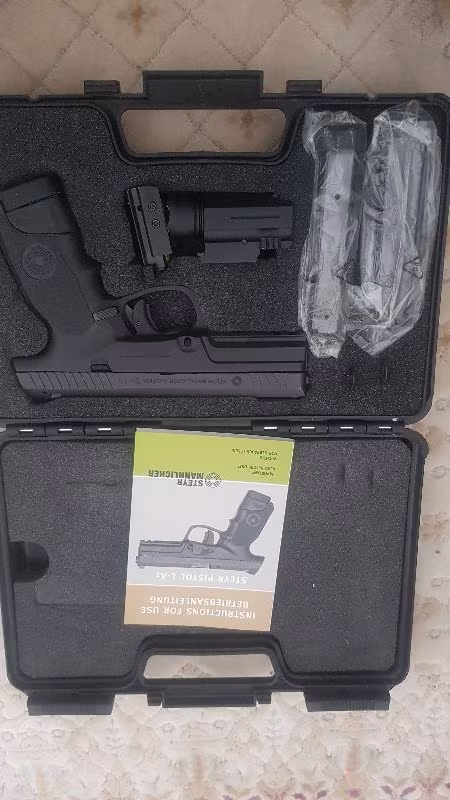 BİR ŞARJÖR DENEME ATIŞI YAPILMIŞ SIFIR STEYR L9 A1 SİLAH