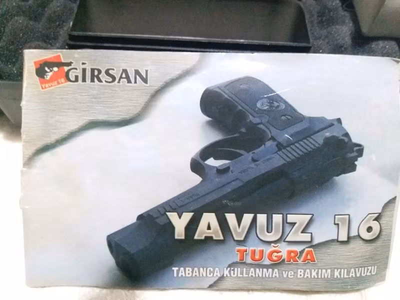 Girsan Yavuz 16 Tuğra siyah renk