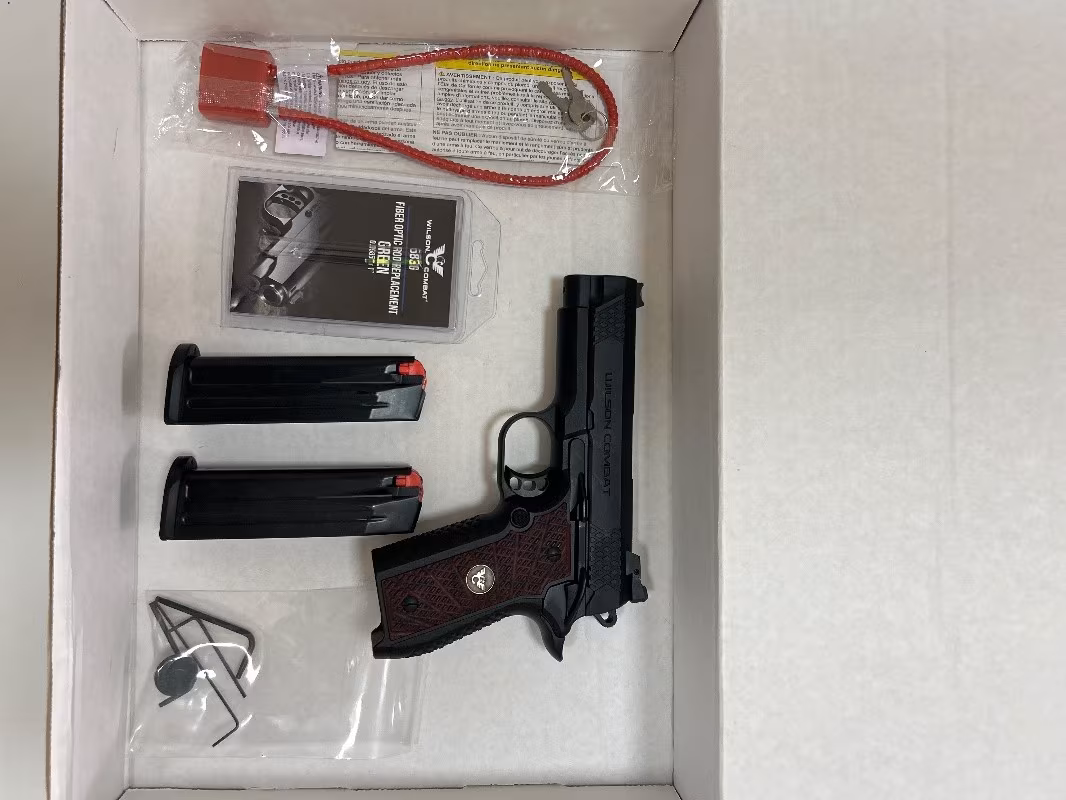 Sıfır kutusunda hiç atış yapılmamış Wilson Combat EDC X9 2.0