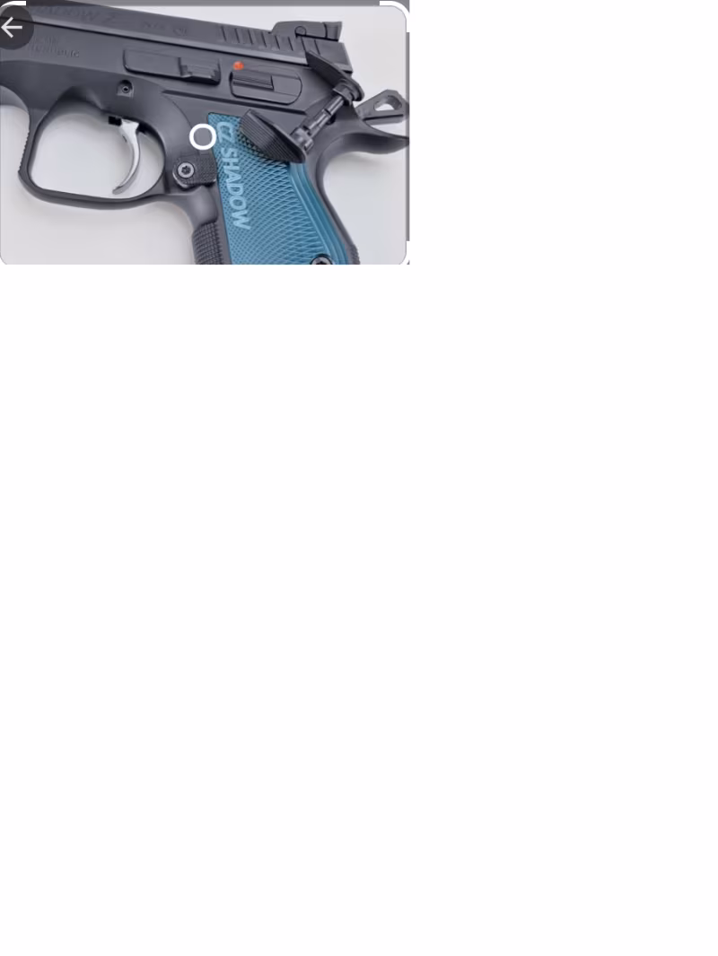 CZ 75  SHADOW 1 VE SHADOW 2 UYUMLU ÇİFT TARAFLI EMNİYET MANİVELASI