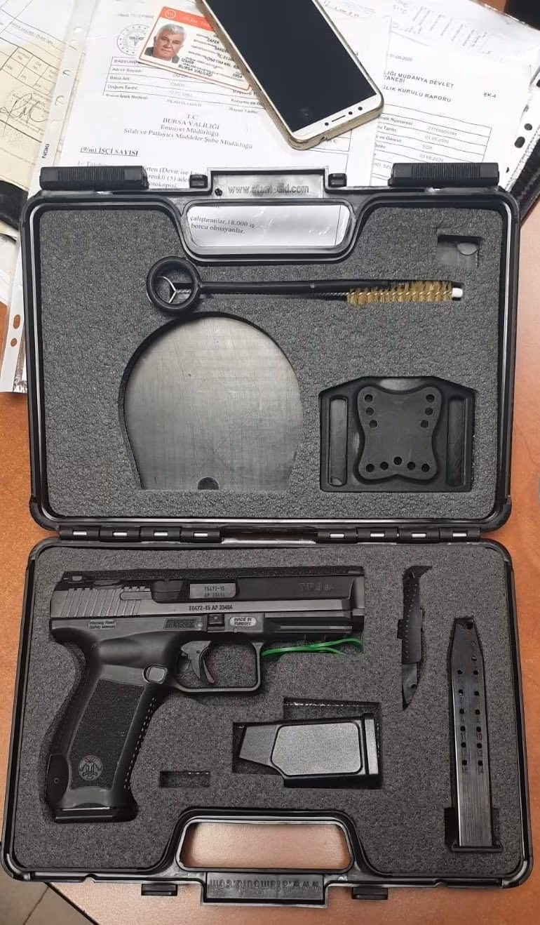 Canik TP9 SA SİYAH LAK RUHSATLI Tabanca