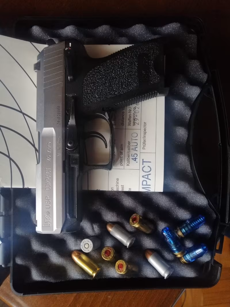 HK STAİNLESS USP COMPACT 45 CAL