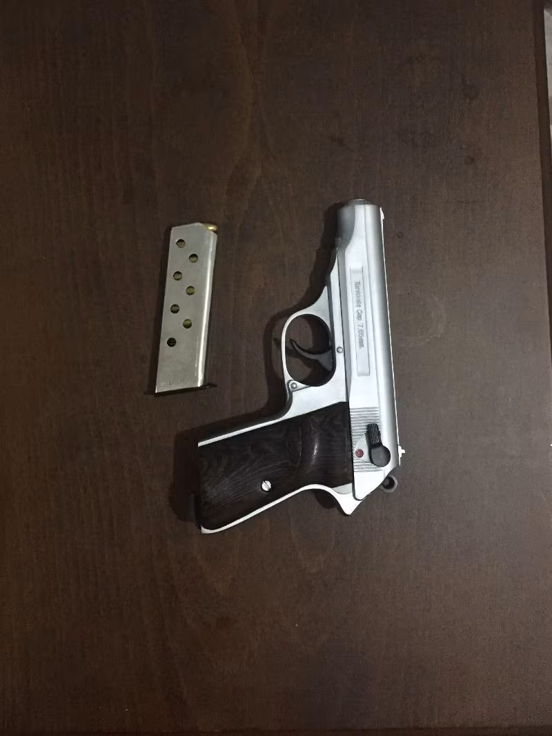 ORJİNAL,KUSURSUZ,MKE 7.65 KIRIKKALE BEYAZ MAT KROM