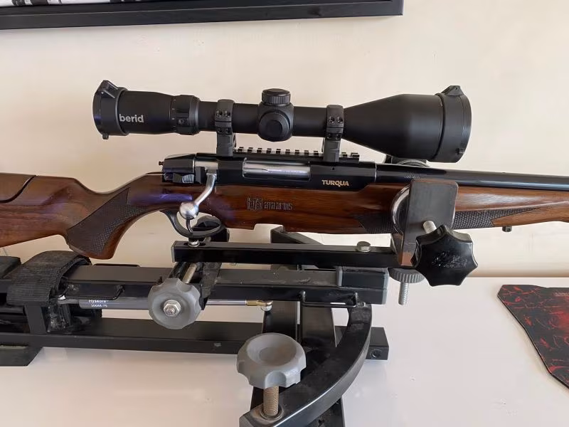 Ata Turqua Sıfır ayarında Berid 3X12X56 Geniş Açı Dürbün ve 400 Adet Hornady 165 grain