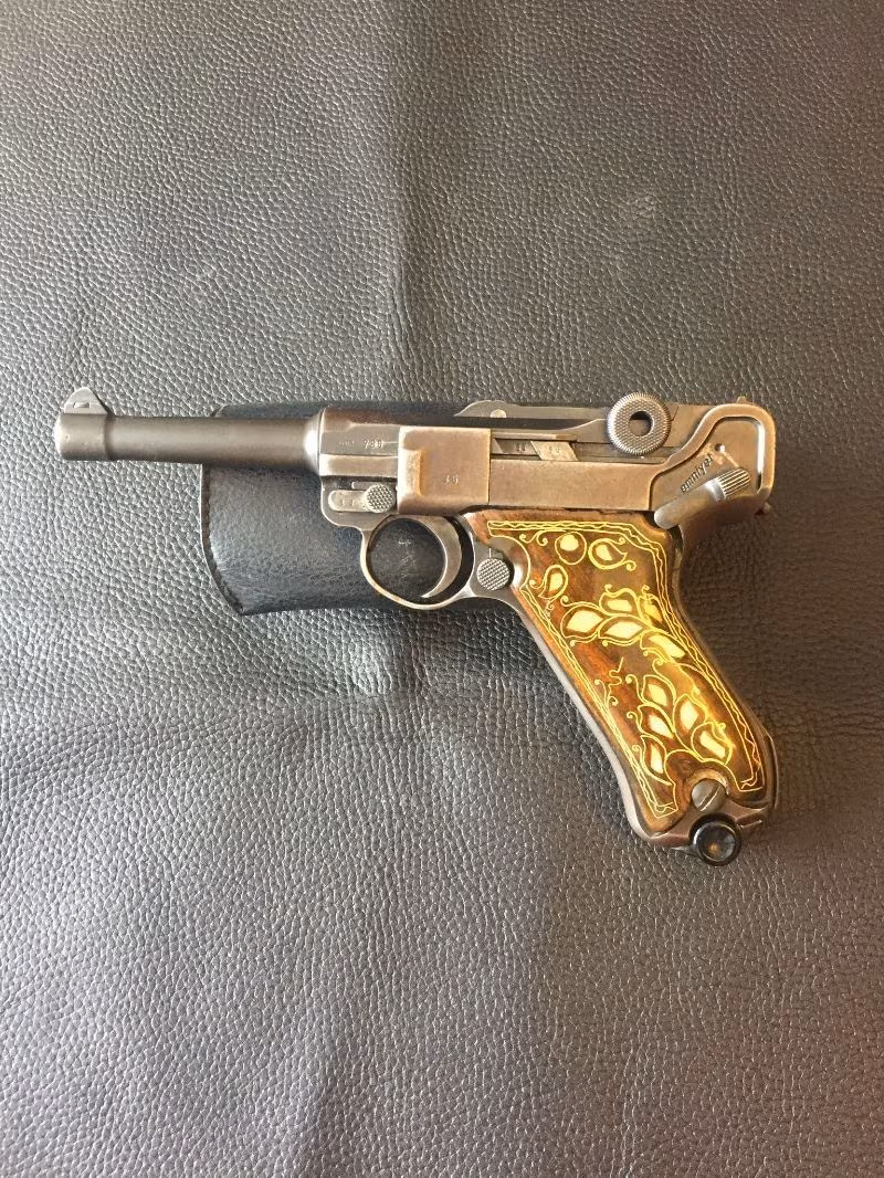 Makaralı Orta Parabellum 9mm P08 Luger Mauser