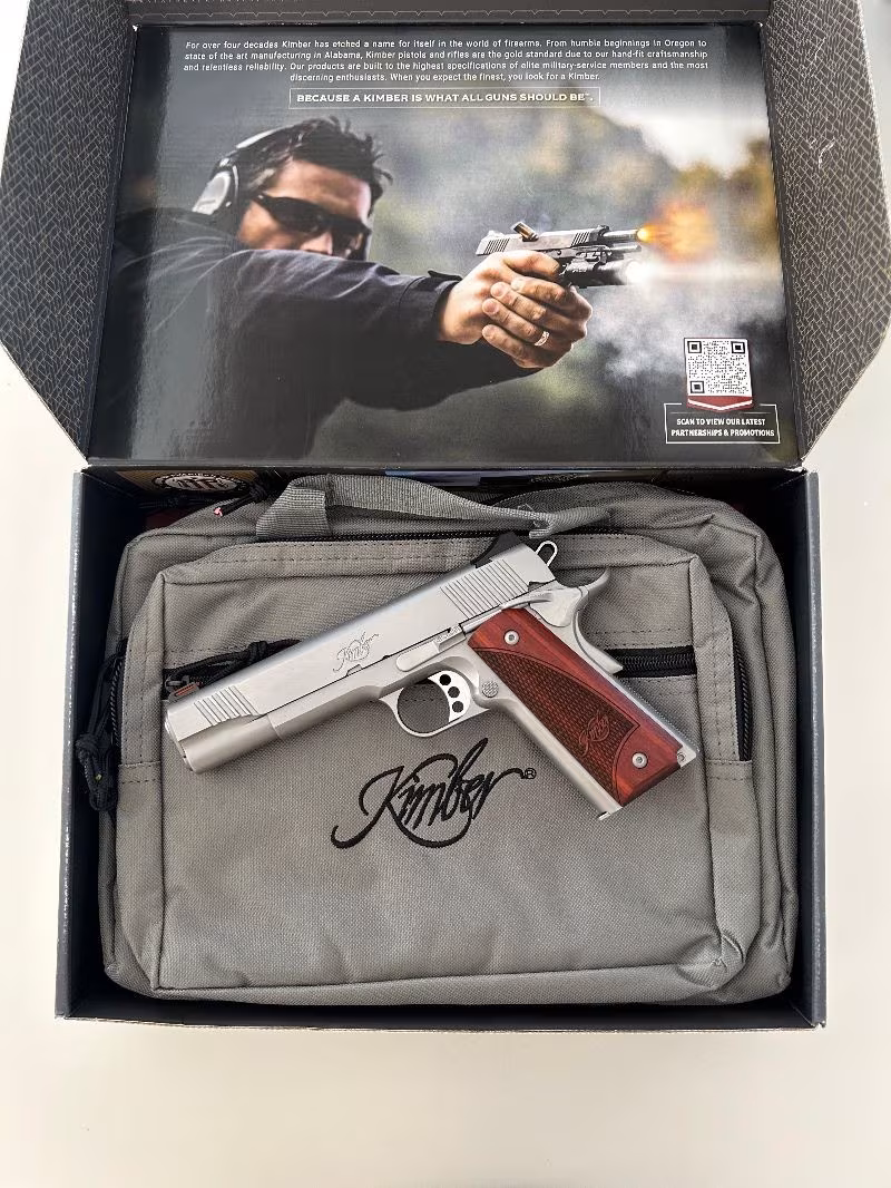0 Kimber 1911 Stainless II, RUHSATLI