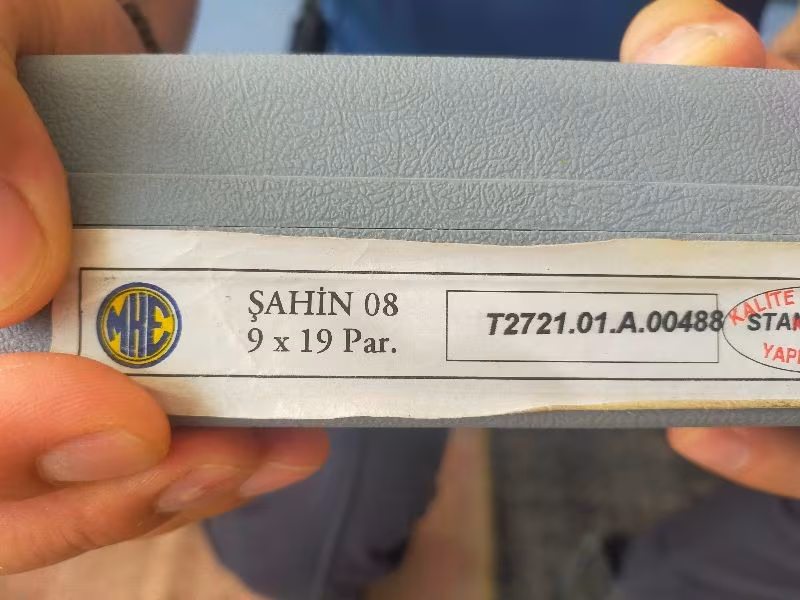 Şahin 08 9*19    16 li polisten satılık