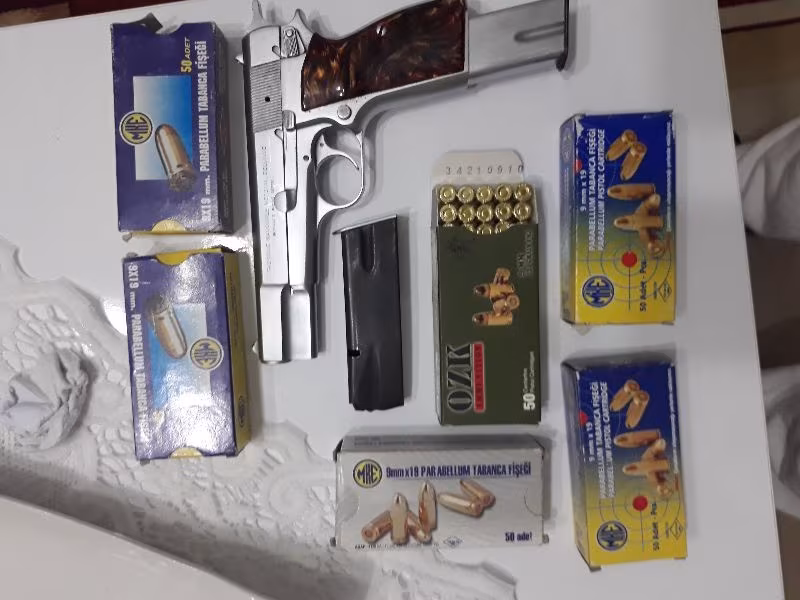 EMEKLİ POLİSTEN KROM NİKEL KAPLAMALI 245 PV SERİLİ TAŞIMA RUHSATLI 14 LÜ BELÇİKA BROWNİNG