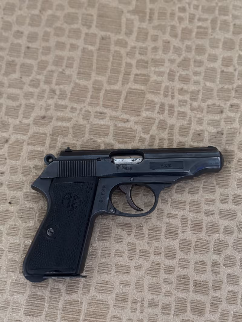 Emekli bekçiden Kırıkkale 7.65 km tabanca 1958