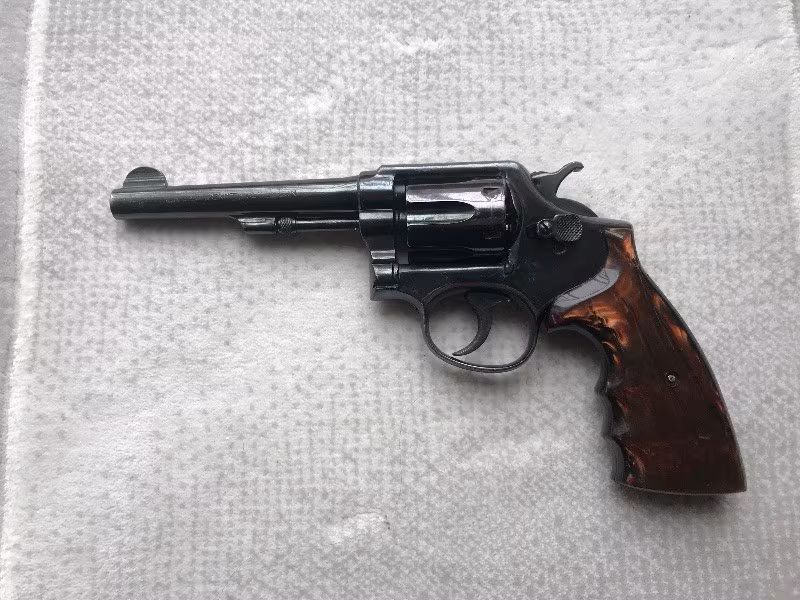 Memurdan temiz Smith Wesson 38 cal. 9.65