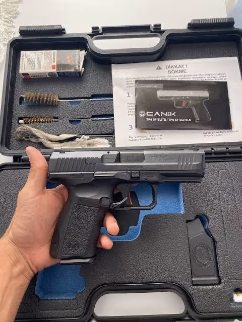 Çok az kullanılmış temiz Canik Tp9 Sf Elite S