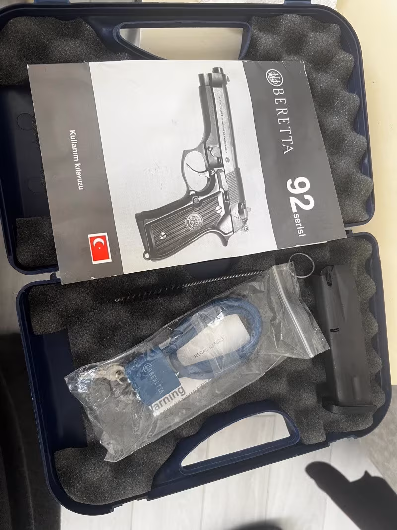 Baretta 92 Fs orijinal silver