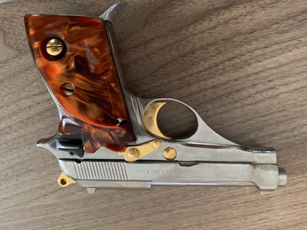 Baretta gardone v.t altın kaplama özel yapım