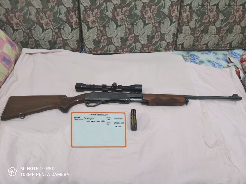 Remington 7600 pump action 30-06 kalibre 7.62×63
