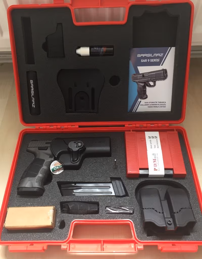 SIFIR KUTUSUNDA SARSILMAZ SAR 9 X PLATİNYUM