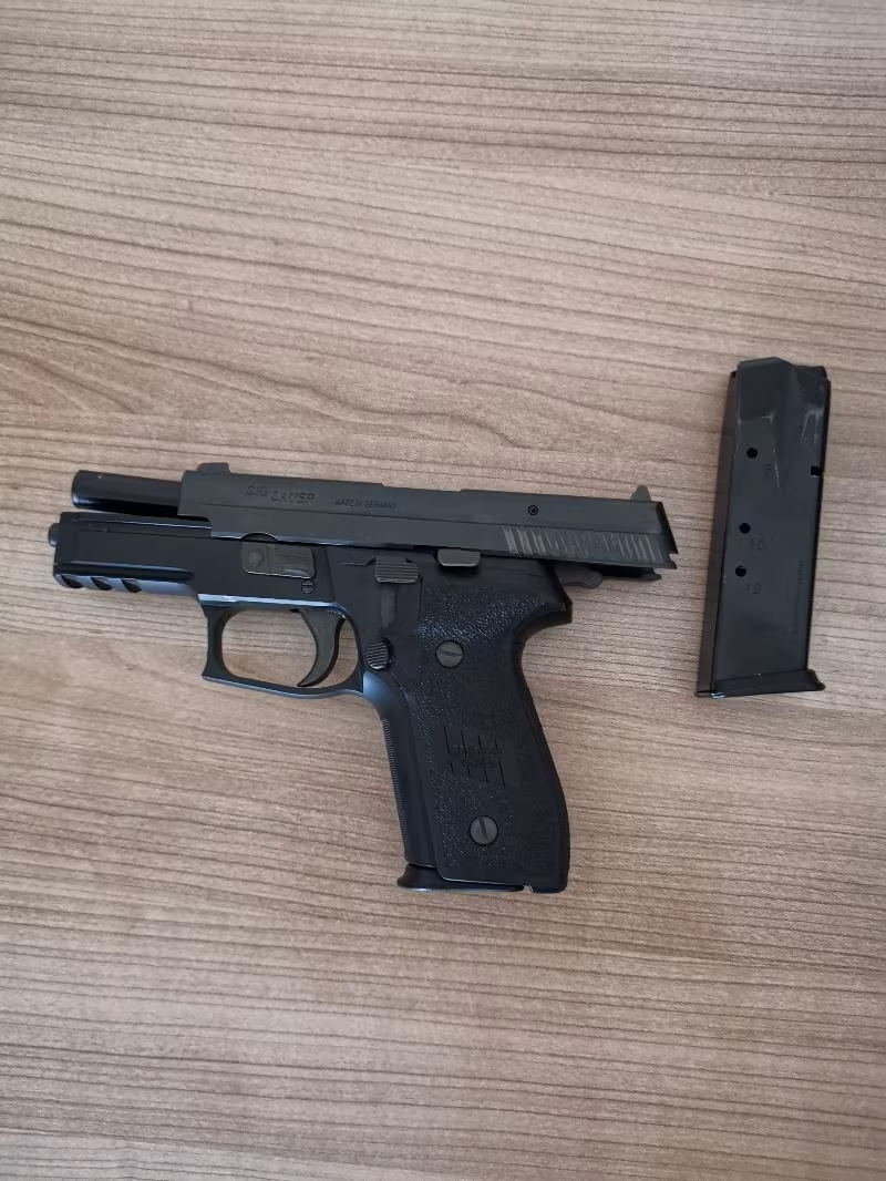Çiziksiz daha mermi, atılmamış sig sauer p229