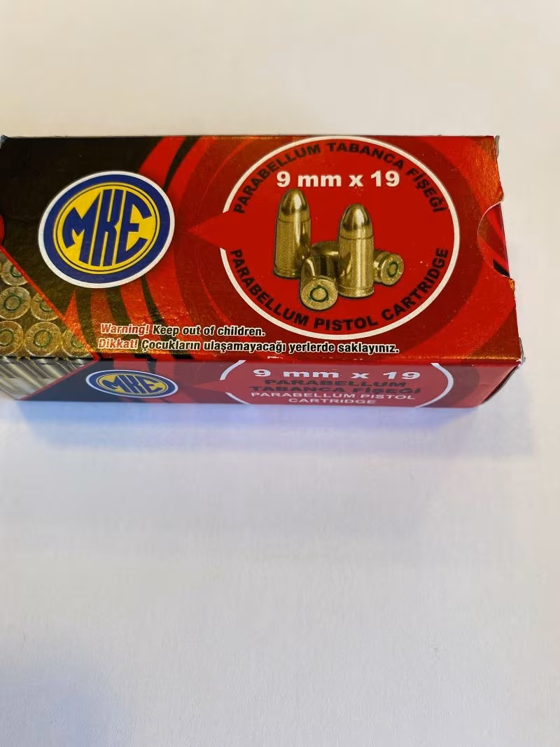 Ruhsat ibraz şartı ile 9x19 parabellium mermi