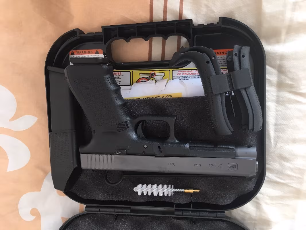 Yargı mensubundan sıfır Glock 34 Gen 4
