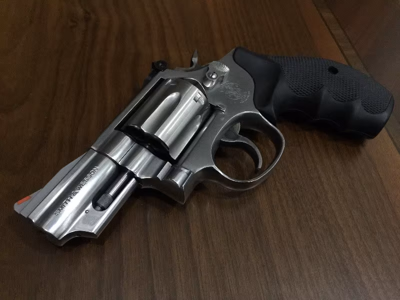 SMITH & WESSON 357 MAGNUM   Mod 66-4 ORJİNAL KROM 6 PATLAR