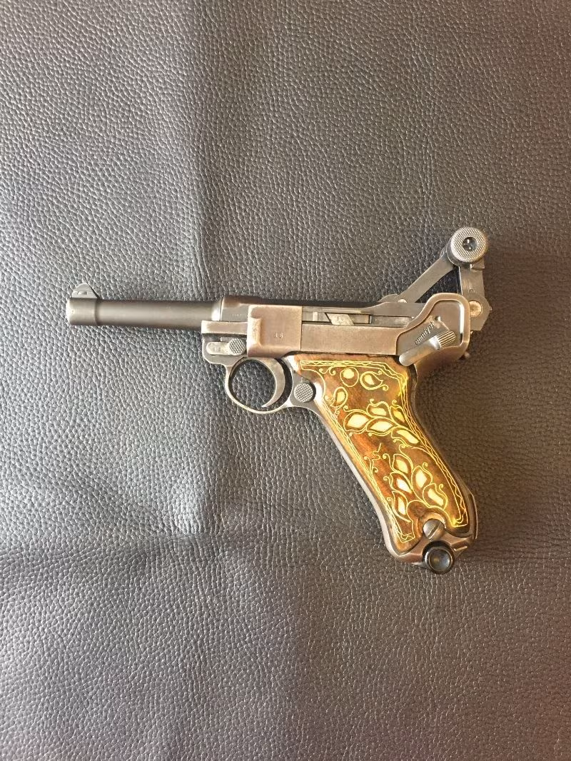 Makaralı Orta Parabellum 9mm P08 Luger Mauser