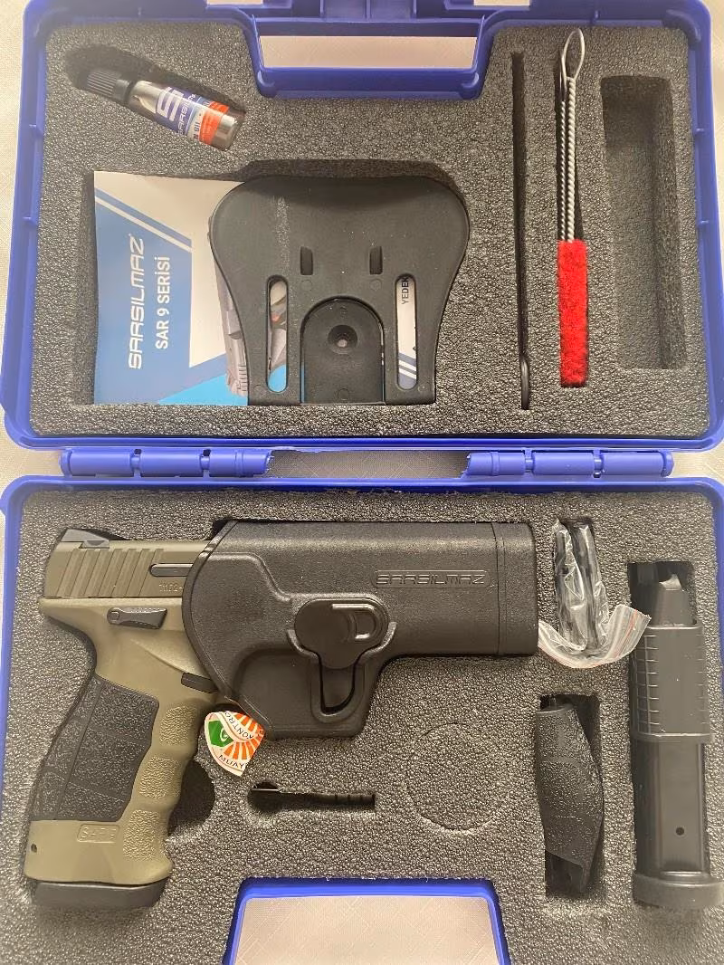 Sarsılmaz sar 9 mete yeşil