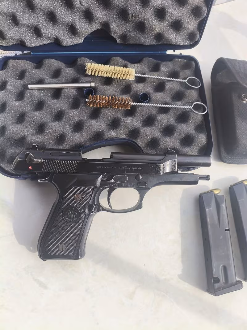 Beretta silah emekli polisten
