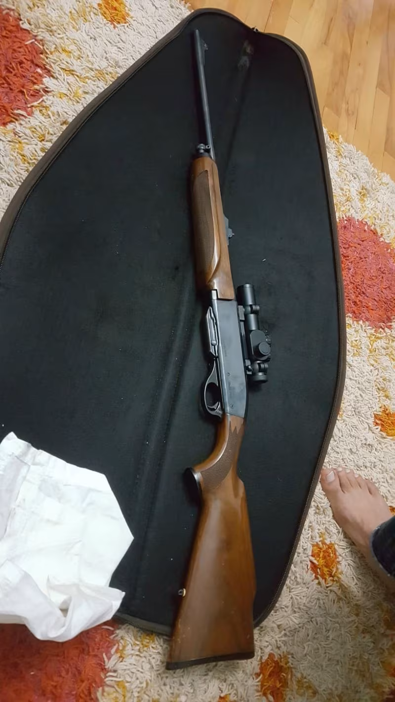 Temiz remington 7400 yarı otamatik yivli