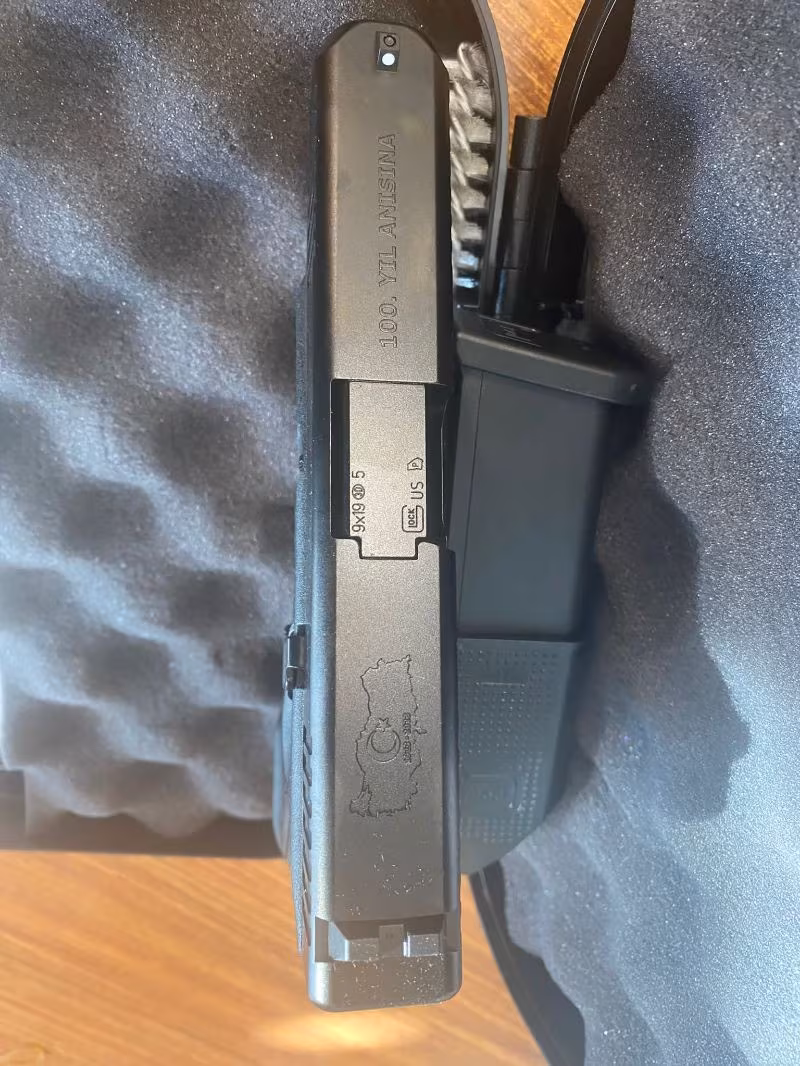 GLOCK 19 GEN 5 100. YIL SERİSİ TÜRKİYE HARİTALI