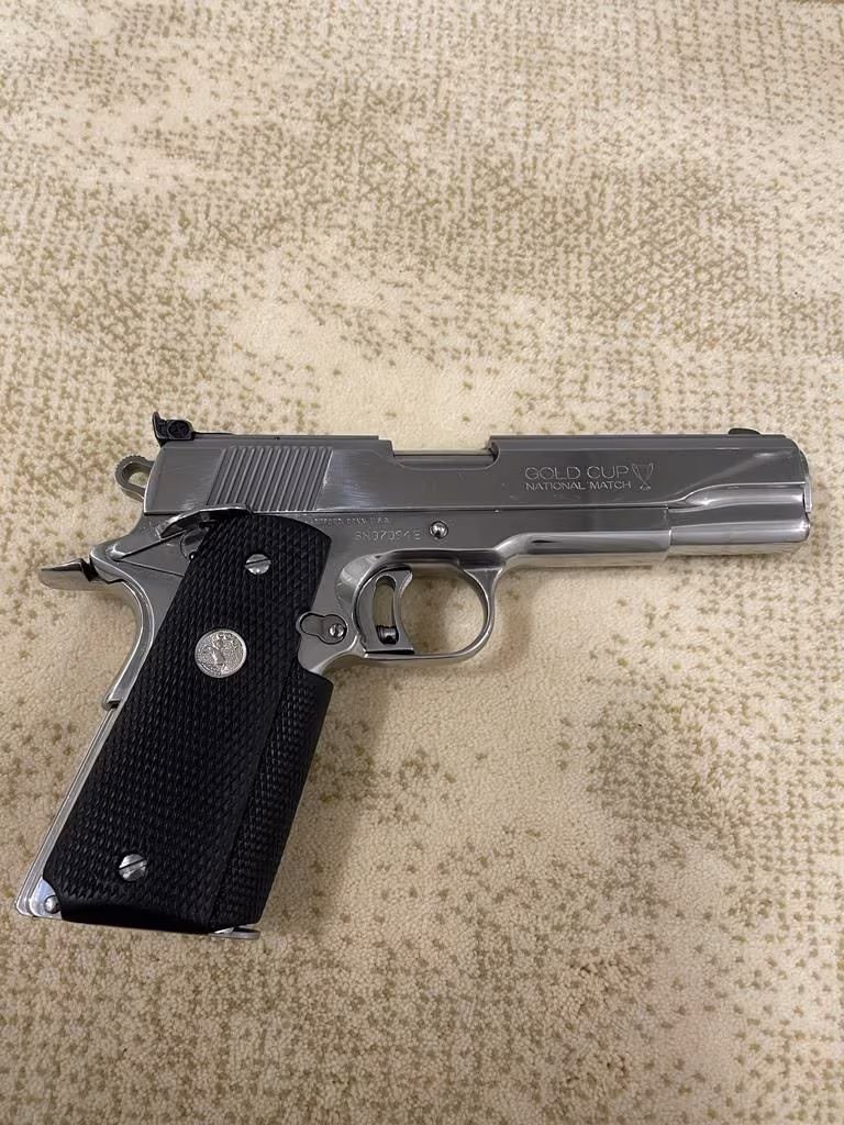 Yargı Mensubundan, GOLD CUP NATİONAL MATCH (SERİES 80 COLT MK IV) Model , 45 Kalibre 8+1 kapasiteli COLT
