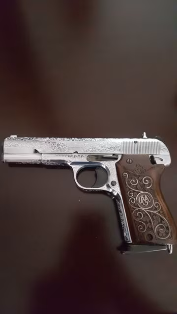 Tokarev 9 mm gümüş kaplama