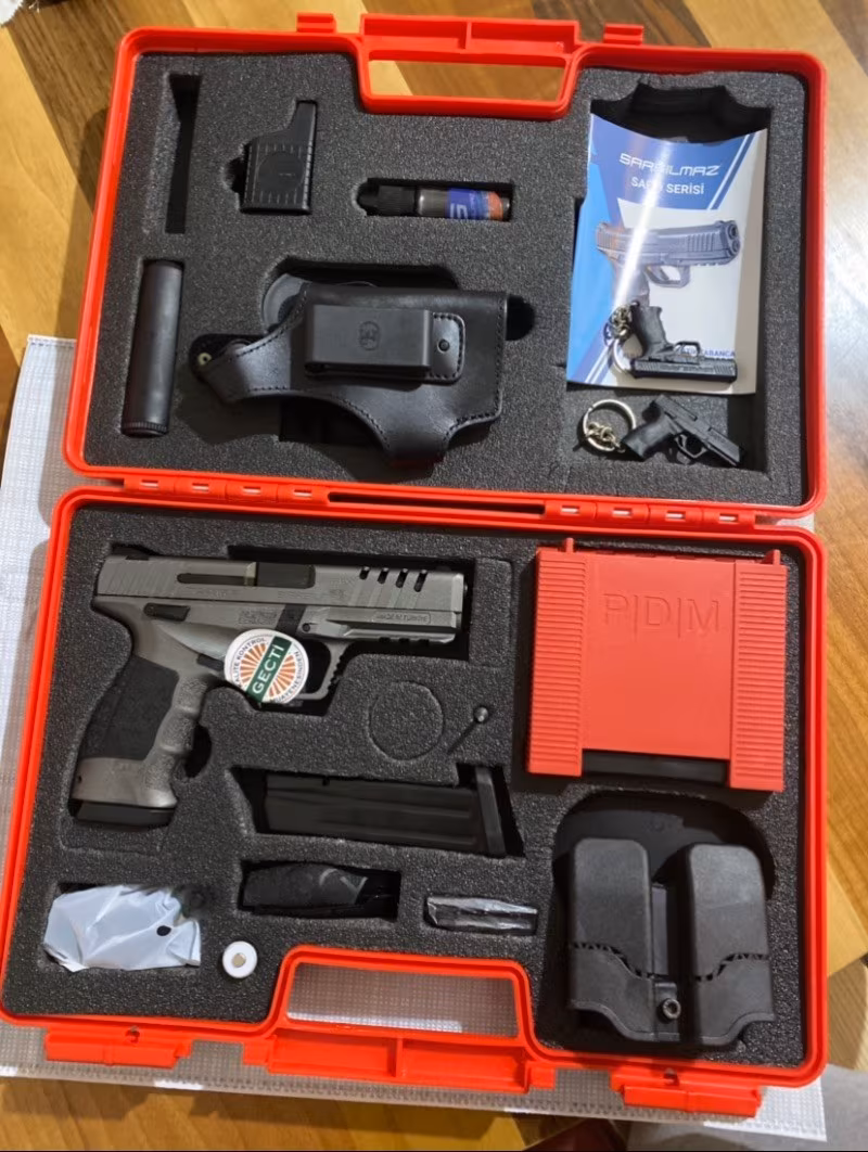 SARSILMAZ SAR9 X PLATİNYUM SIFIR AKSESUARLI KUTU