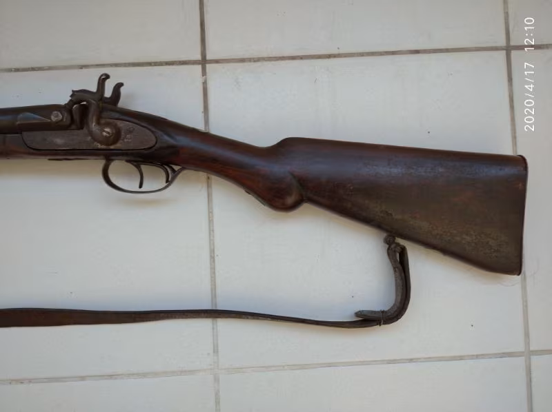 ANTİKA DOLMA ÇİFT HOROZ TÜFEK