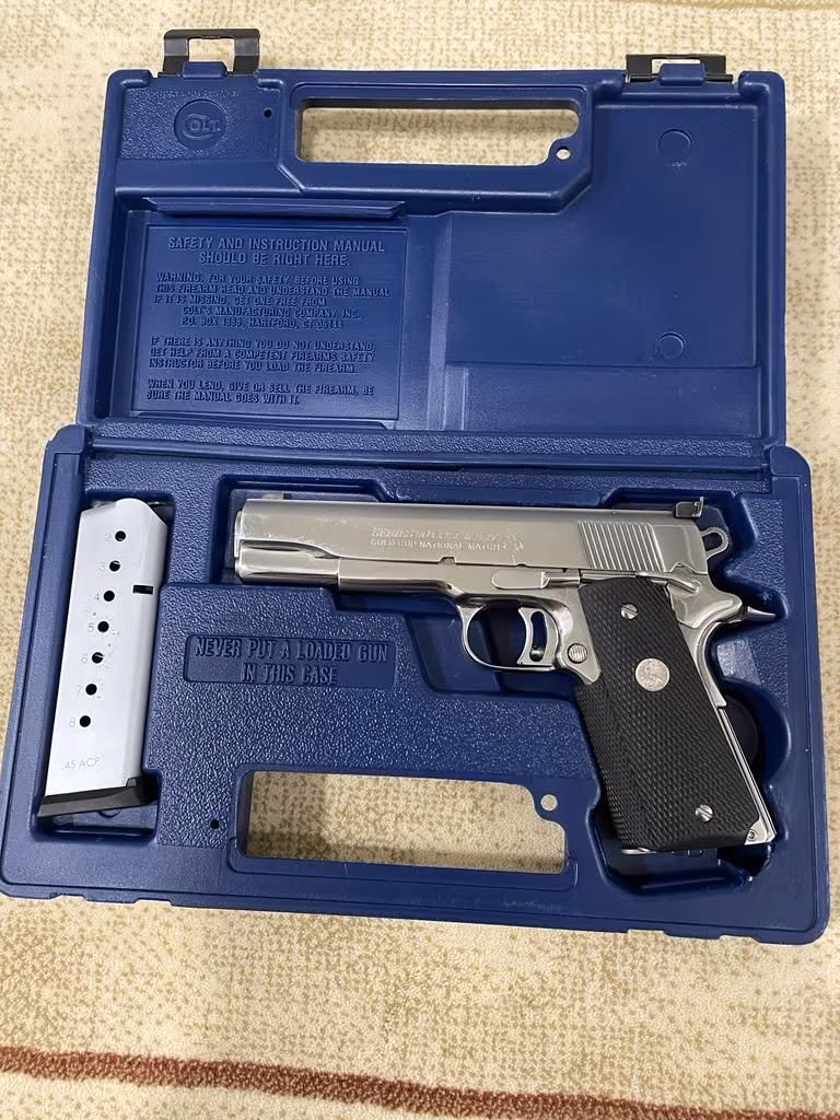 Yargı Mensubundan, GOLD CUP NATİONAL MATCH (SERİES 80 COLT MK IV) Model , 45 Kalibre 8+1 kapasiteli COLT